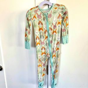 LITTLE SLEEPIES Rad Rabbits Zippy 18-24 Months